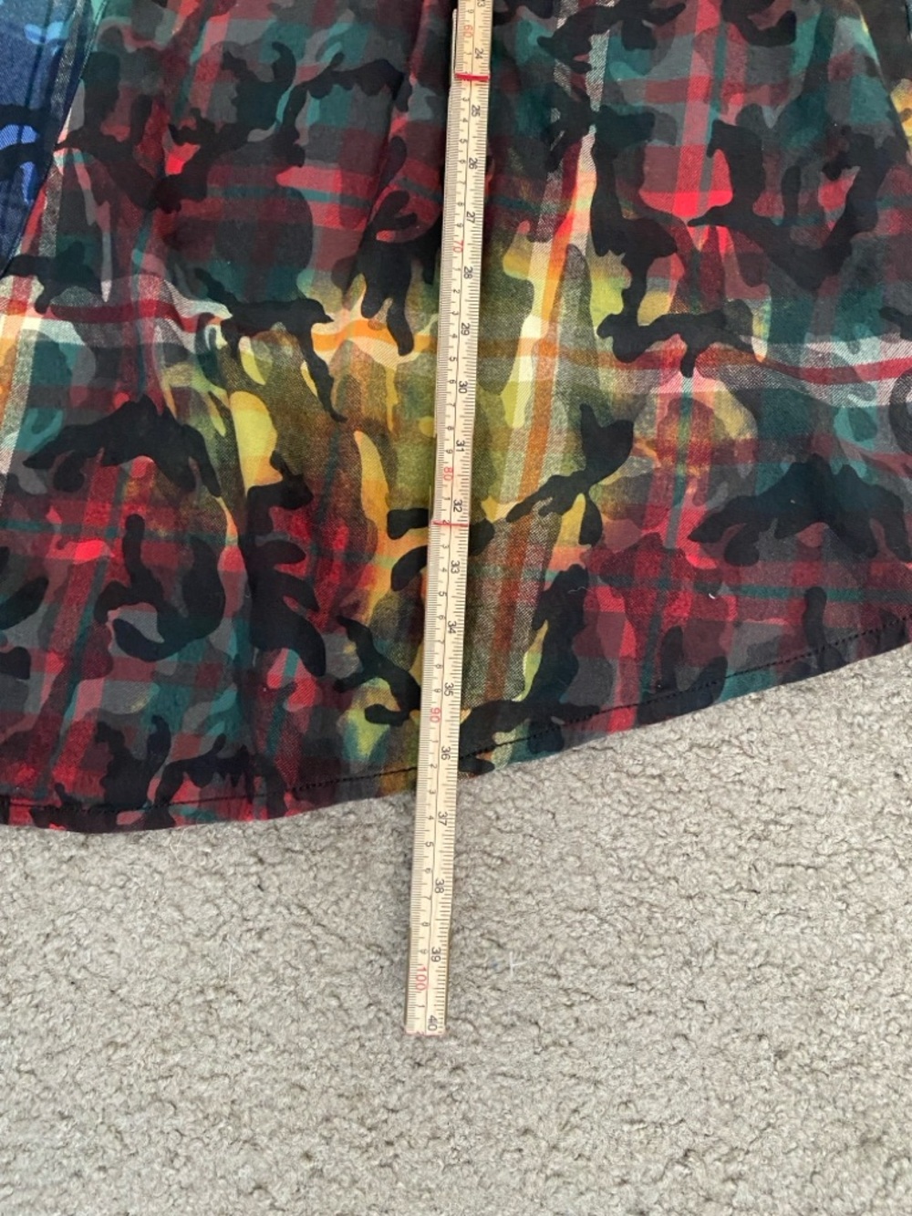 ALEXIS Multicolor Patchwork A-Line Skirt - Size S - Boho Chic Designer Style - Picture 5 of 16